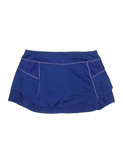 Pre-owned Athleta Active Skort In Blue