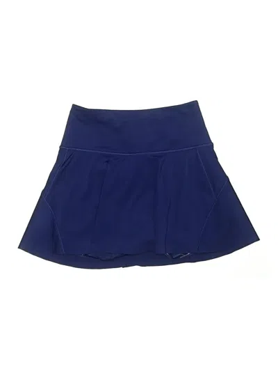 Pre-owned Athleta Active Skort In Blue