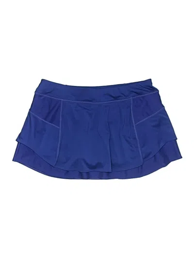 Pre-owned Athleta Active Skort In Blue