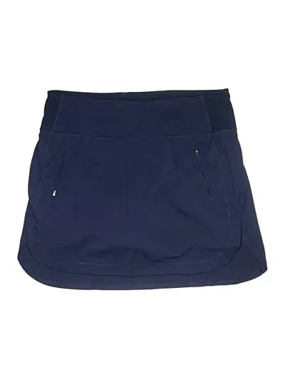 Pre-owned Athleta Active Skort In Blue