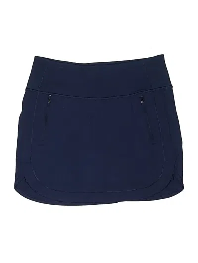 Pre-owned Athleta Active Skort In Blue