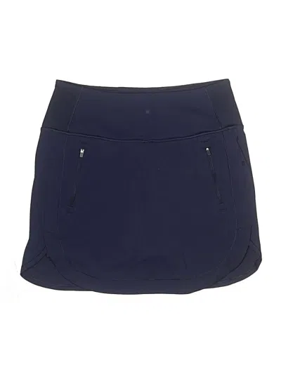Pre-owned Athleta Active Skort In Blue