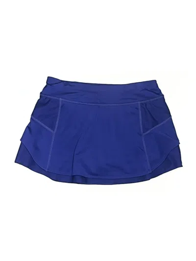 Pre-owned Athleta Active Skort In Blue