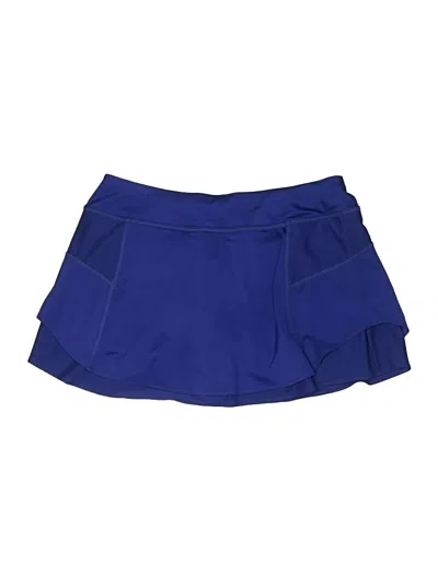Pre-owned Athleta Active Skort In Blue