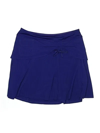 Pre-owned Athleta Active Skort In Blue