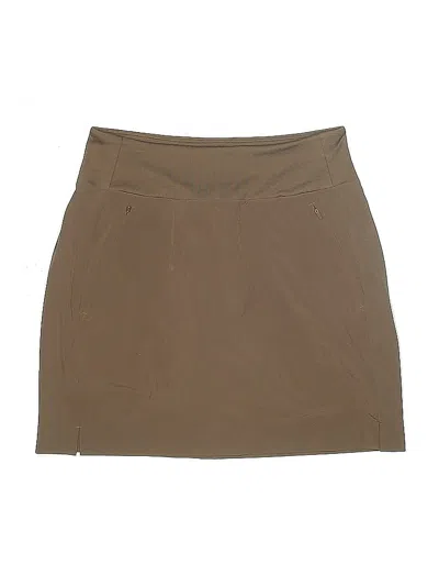 Pre-owned Athleta Active Skort In Brown