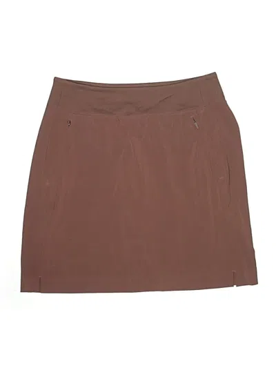 Pre-owned Athleta Active Skort In Brown
