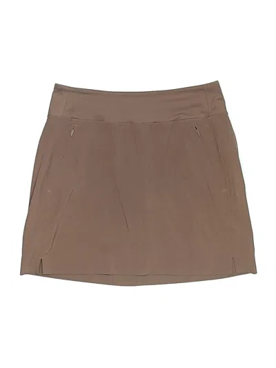 Pre-owned Athleta Active Skort In Brown
