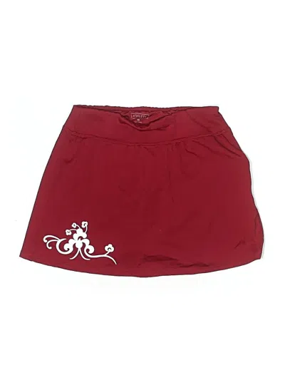 Pre-owned Athleta Active Skort In Burgundy
