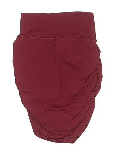 Pre-owned Athleta Active Skort In Burgundy
