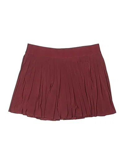 Pre-owned Athleta Active Skort In Burgundy