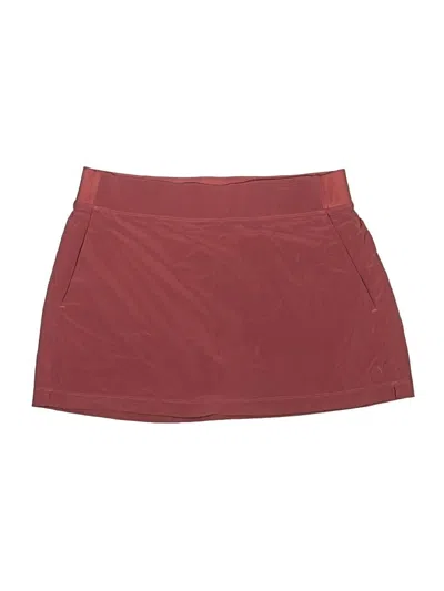 Pre-owned Athleta Active Skort In Burgundy