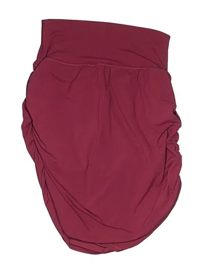 Pre-owned Athleta Active Skort In Burgundy