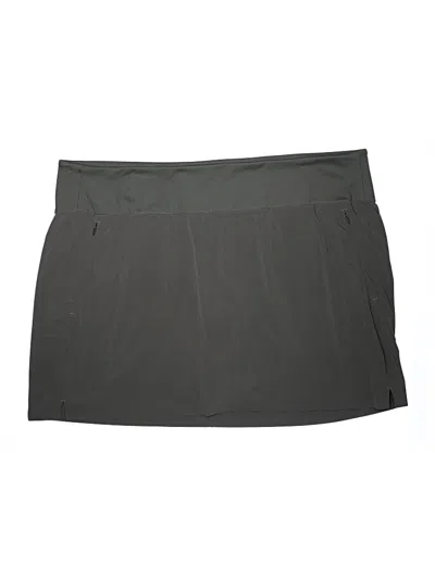 Pre-owned Athleta Active Skort In Gray