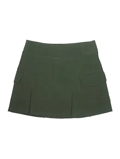 Pre-owned Athleta Active Skort In Green