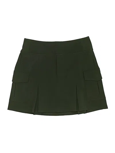 Pre-owned Athleta Active Skort In Green