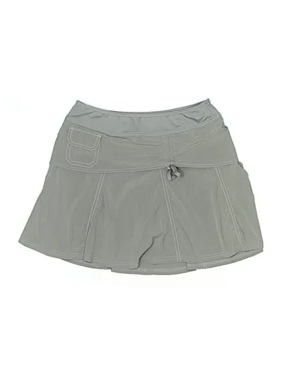 Pre-owned Athleta Active Skort In Green