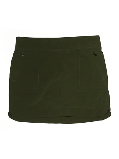 Pre-owned Athleta Active Skort In Green