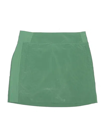 Pre-owned Athleta Active Skort In Green
