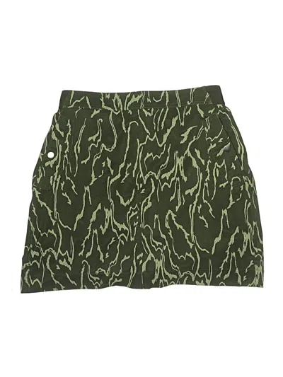 Pre-owned Athleta Active Skort In Green