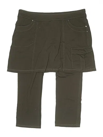 Pre-owned Athleta Active Skort In Green