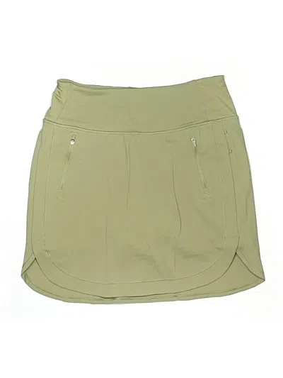 Pre-owned Athleta Active Skort In Green