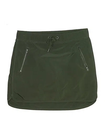 Pre-owned Athleta Active Skort In Green