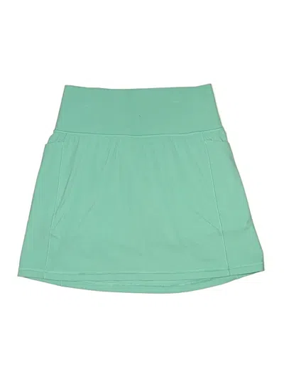 Pre-owned Athleta Active Skort In Green