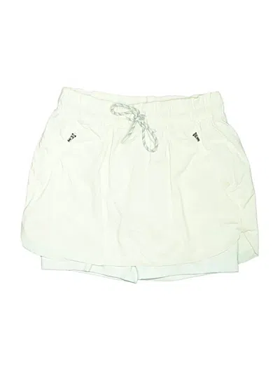 Pre-owned Athleta Active Skort In Ivory