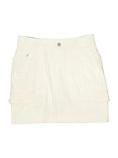 Pre-owned Athleta Active Skort In Ivory