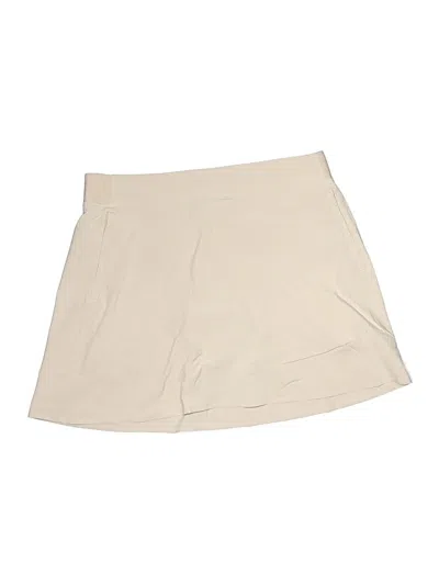 Pre-owned Athleta Active Skort In Ivory