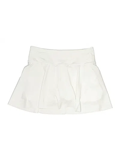 Pre-owned Athleta Active Skort In Ivory