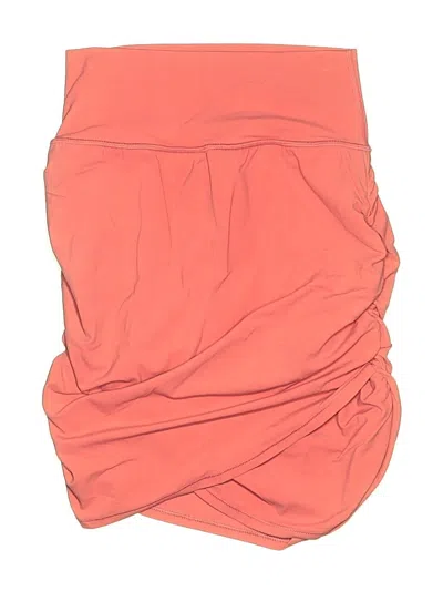 Pre-owned Athleta Active Skort In Orange