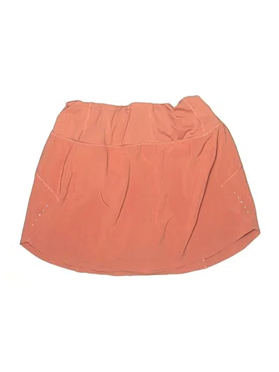 Pre-owned Athleta Active Skort In Orange