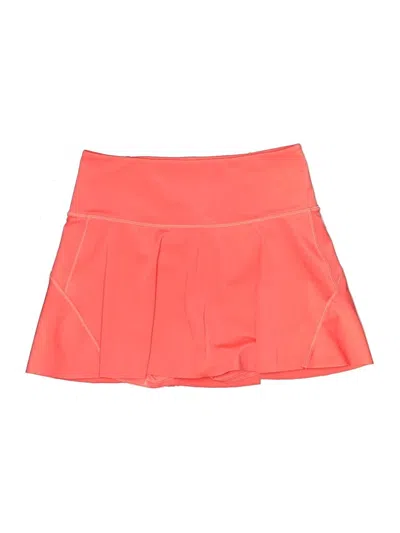 Pre-owned Athleta Active Skort In Orange