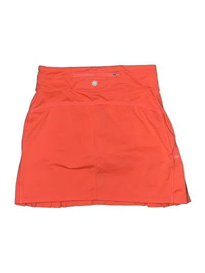 Pre-owned Athleta Active Skort In Orange