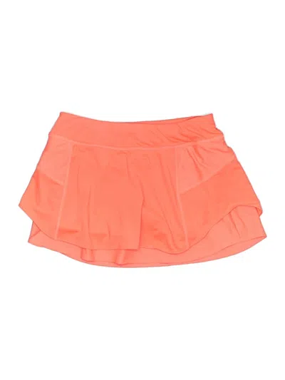 Pre-owned Athleta Active Skort In Orange