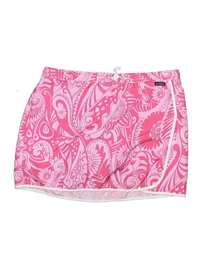Pre-owned Athleta Active Skort In Pink