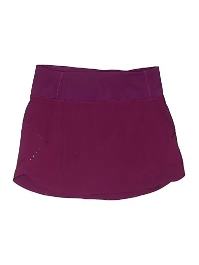 Pre-owned Athleta Active Skort In Purple