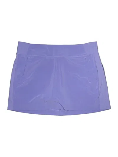 Pre-owned Athleta Active Skort In Purple