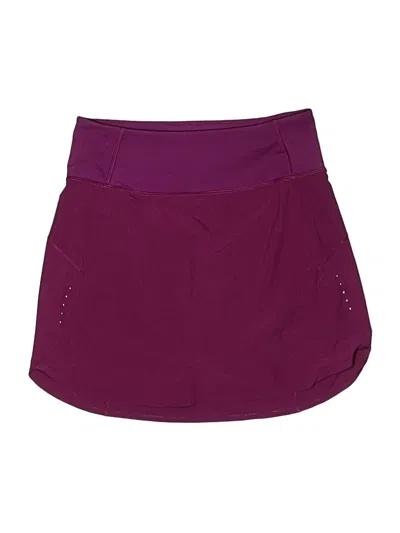 Pre-owned Athleta Active Skort In Purple