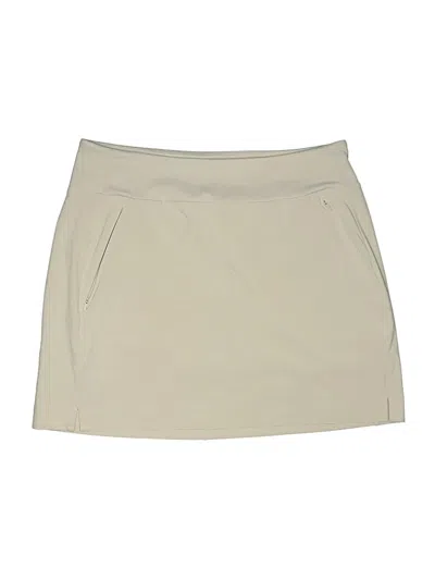 Pre-owned Athleta Active Skort In Tan
