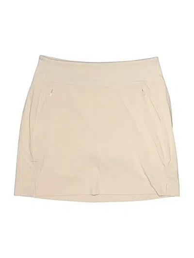 Pre-owned Athleta Active Skort In Tan