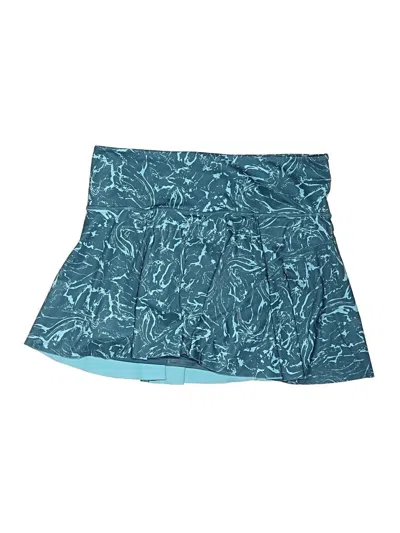 Pre-owned Athleta Active Skort In Teal