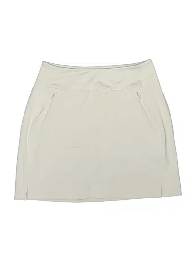 Pre-owned Athleta Active Skort In White