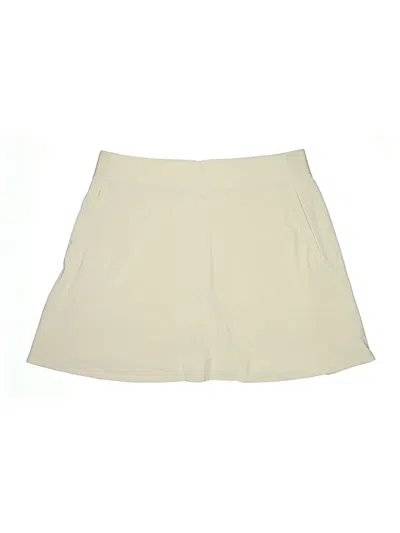 Pre-owned Athleta Active Skort In White
