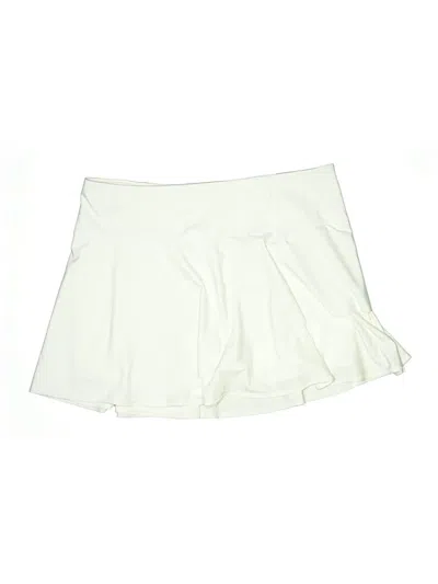 Pre-owned Athleta Active Skort In White