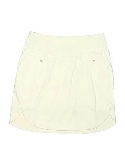 Pre-owned Athleta Active Skort In White