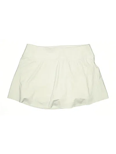 Pre-owned Athleta Active Skort In White