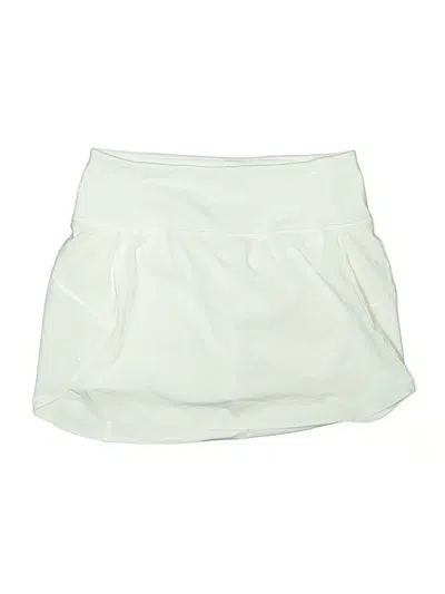 Pre-owned Athleta Active Skort In White